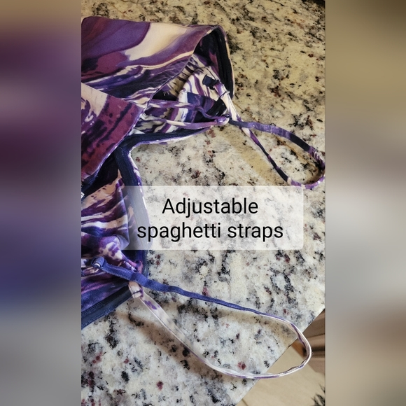 Purple Sparkly Party, Prom or DATE Dress NWOT Women's 6 Lipsey Made in London - Picture 10 of 12